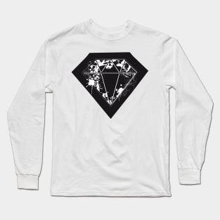 Diamond Graffiti Stencil Style Long Sleeve T-Shirt